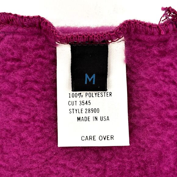 Patagonia Synchilla Fleece Colorblock Beanie Hat Size M Blue/Fuchsia Made In USA main image 8